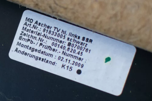 BMW 7er F01-F02 bal hátsó ajtókárpit