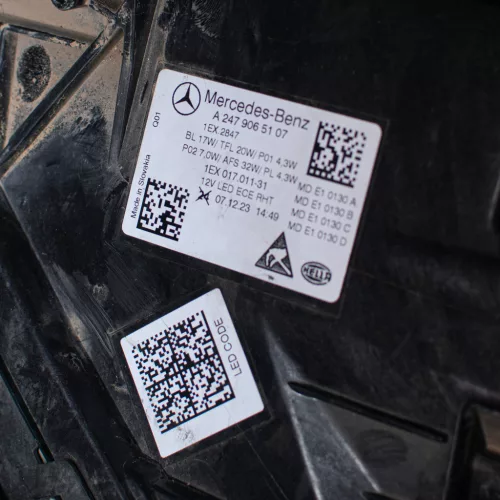 Mercedes-Benz B-osztály (W247) bal oldali LED fényszóró       A 247 906 52 07