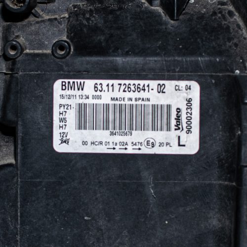  BMW 1er 82/E88 bal első fényszóró