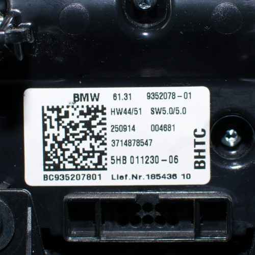 BMW i3 I01 klímaberendezés vezérlőegység