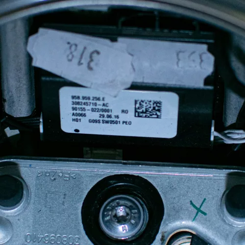 Porsche Macan/Cayenne bőr kormánykerék 