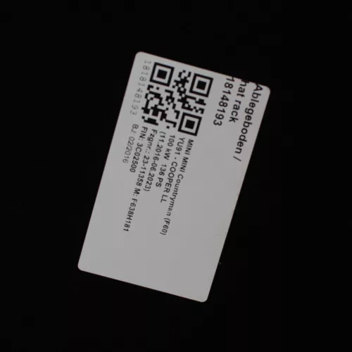 MINI Countryman F60 hátsó kalaptartó