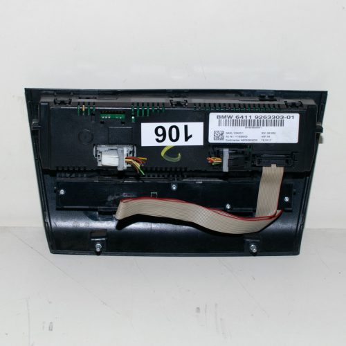 BMW 1er E81–E87 LCI–E82–E88, 3er E90–E90 LCI–E91–E91 LCI–E92–E92 LCI–E93–E93 LCI, X1 E84 klímapanel