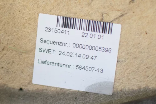 BMW i3 I01 bal első ajtókárpit