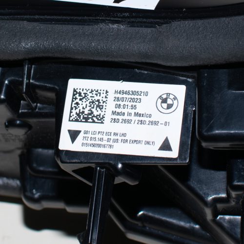  BMW X3 G01 LCI jobb oldali hátsó lámpa