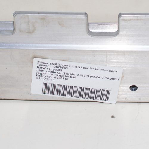 BMW 5er G30 hátsó lökhárító merevítő   51127387334