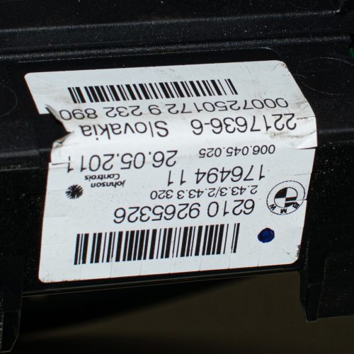 BMW X3 F25 óracsoport 