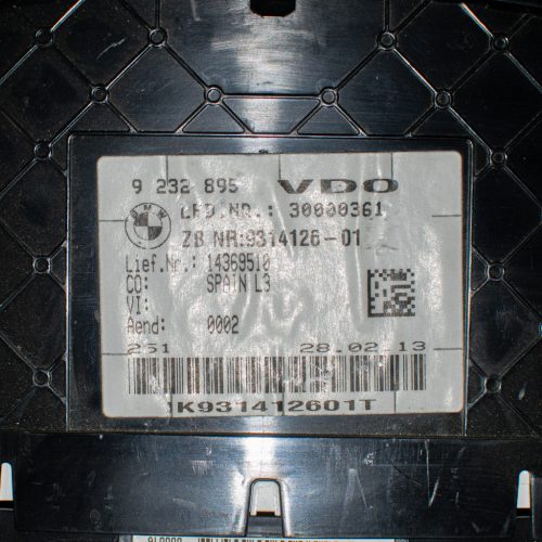  BMW 3er F30-F31 Óracsoport