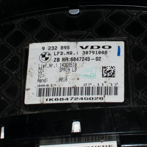  BMW 3er F30-F31 Óracsoport