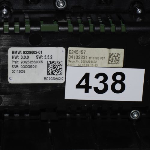  BMW 5er F10-F11-F07 Klíma/Rádió vezérlő