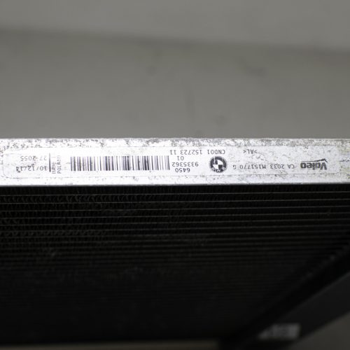 BMW 1er F20–F21, 2er F22–F23–F87 M2, 3er F30–F31–F34 GT, 4er F32–F33–F36 Gran Coupé, i3 I01, i8 I12–I15 klímahűtő (A/C kondenzátor)