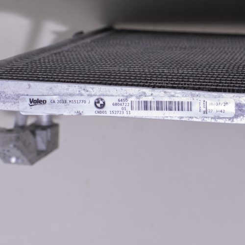 BMW 1er F20–F21, 2er F22–F23–F87 M2, 3er F30–F31–F34 GT, 4er F32–F33–F36 Gran Coupé, i3 I01, i8 I12–I15 klímahűtő (A/C kondenzátor)