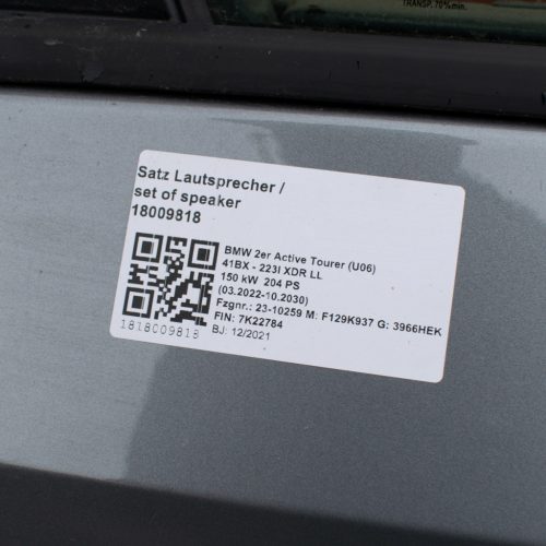 BMW 2er U06 prawe przednie drzwi