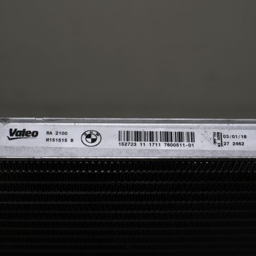 BMW 1er F20–F21, 2er F22–F23, 3er F30–F31–F34 GT, 4er F32–F33–F36 Gran Coupé, i3 I01 hűtőradiátor (vízhűtő)