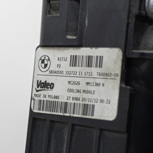 BMW 1er F20–F21, 2er F22–F23, 3er F30–F31–F34 GT, 4er F32–F33–F36 Gran Coupé Hűtősor