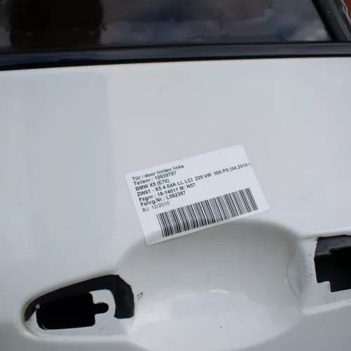 BMW X5 E70 bal hátsó ajtó