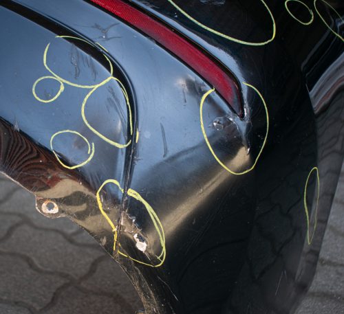 BMW 3er F30  hátsó lökhárító