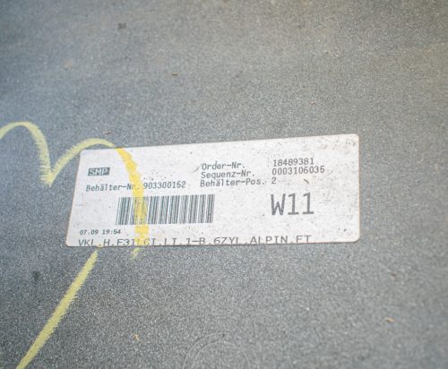 BMW 3er F31 hátsó lökhárító