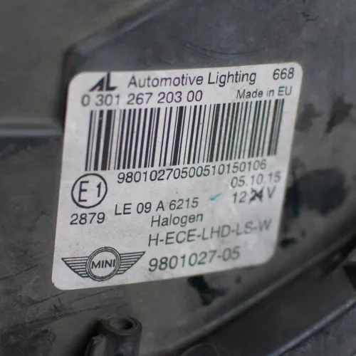 MINI Countryman R60-R61 bal fényszóró (H7)