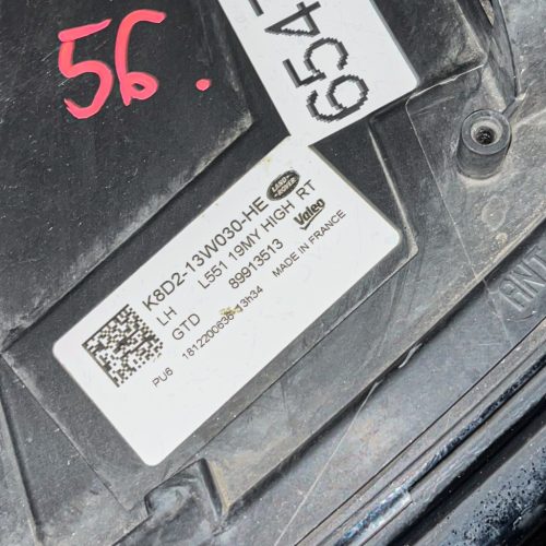 Range Rover Evoque L551 bal első fényszóró (Cikkszám: K8D2-13W030)