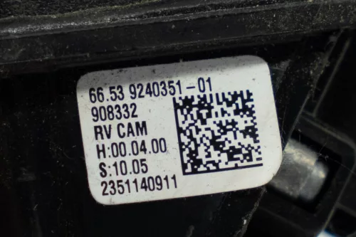  BMW 1 Series F20/F21 LCI, 2 Series F22/F23–F87 M2 LCI, 3 Series F30/F31/F34 GT–F80 M3 LCI, 4 Series F32/F33/F36–F82/F83 M4 LCI, 5 Series F07 GT/F10/F11 LCI, 7 Series F01/F02/F03/F04 Hybrid LCI, X1 E84, X3 F25, X5 E70 LCI, X6 E71/E72 tolató kamera
