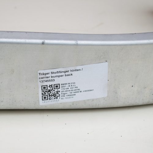 BMW i8 Hátsó lökhárító merevítő