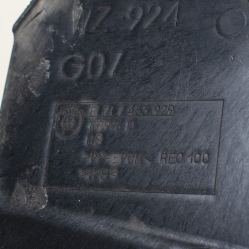 BMW X7 G07 Bal elsőkerékjárati burkolat (Cikkszám: 51757453929)